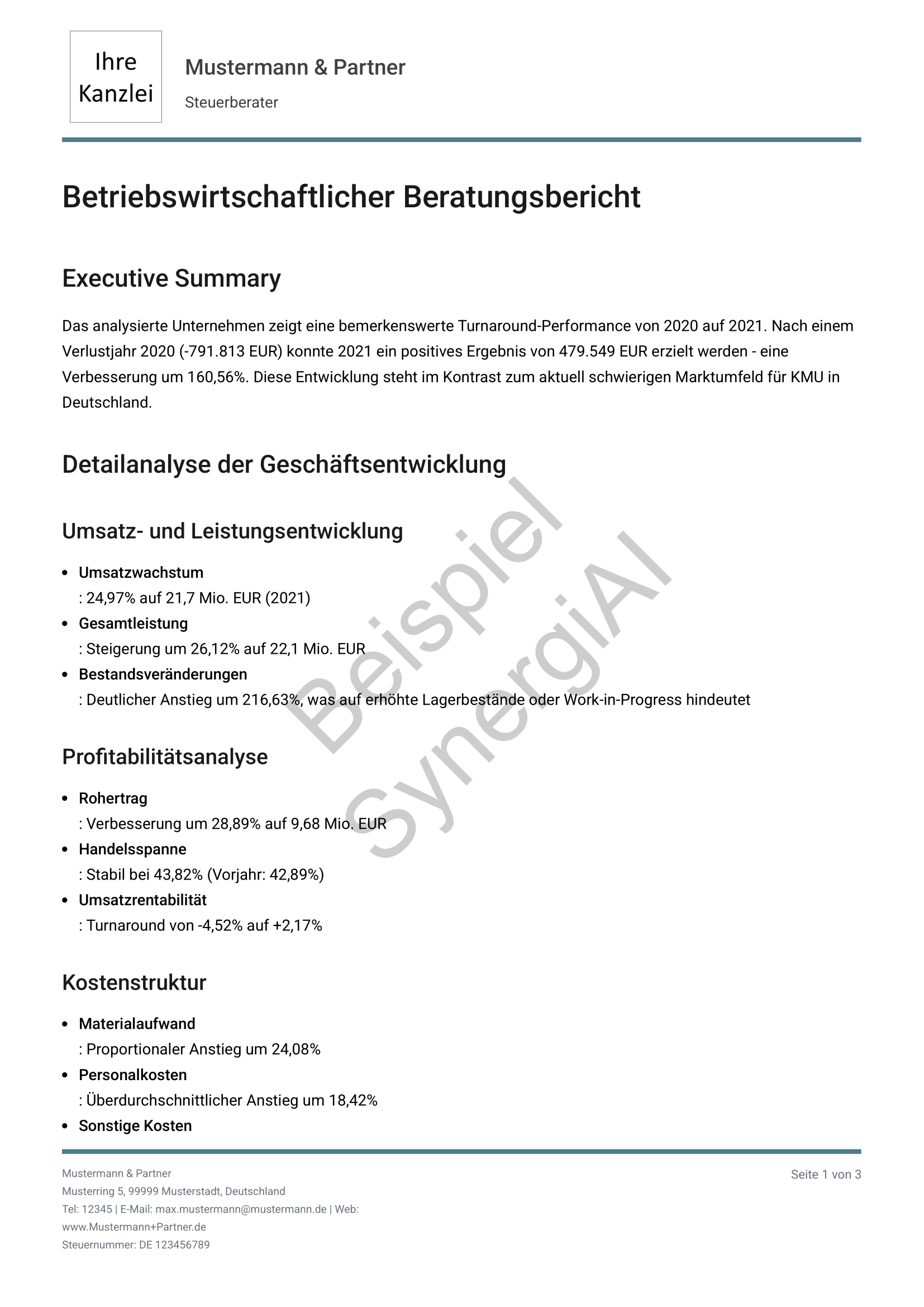 Kurzbericht Nachher 1